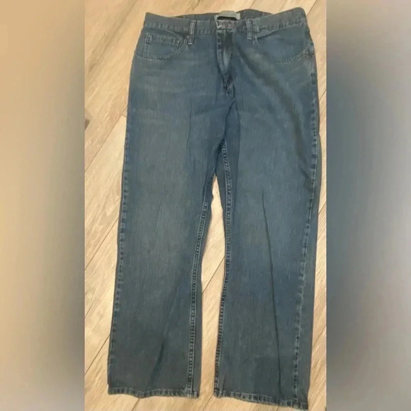 Wrangler Originals Premium‎ Quality Denim Relaxed Bootcut Cotton Men’s 38x30 EUC - Picture 4 of 9